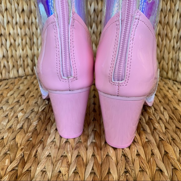 ✨New YRU Space CowGirl Pink Flame Boots - Picture 4 of 9